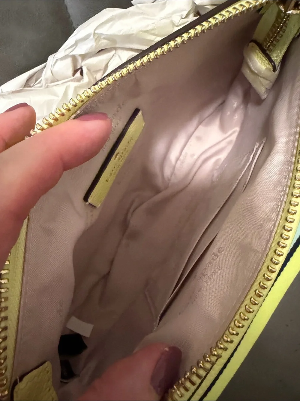 NWOT kate spade New York 🍋Yellow Crossbody Belt Bag